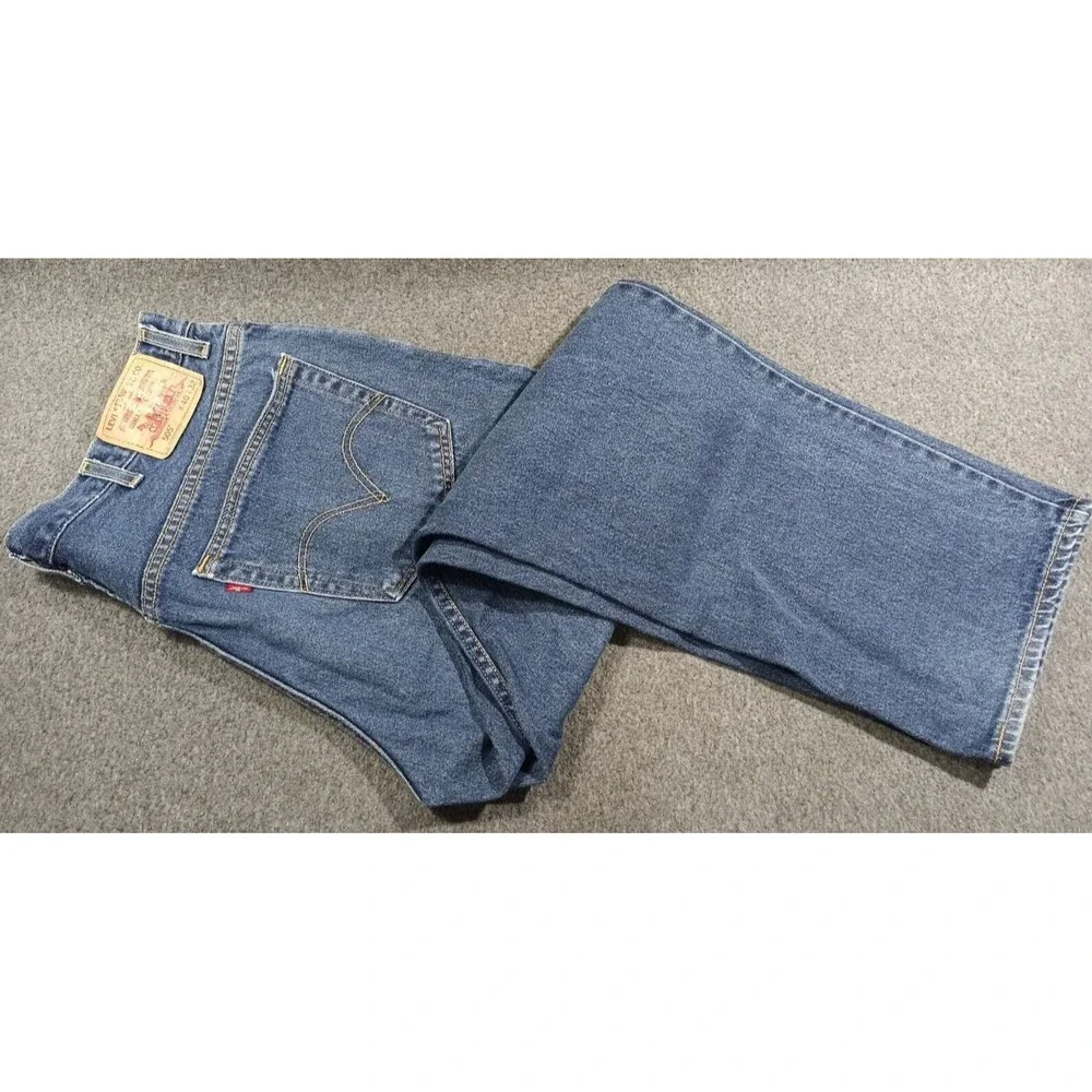 Levi's 505 Jeans Regular Fit Blue Denim Men's Size 40/32